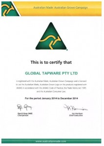 Australian Made Certificate