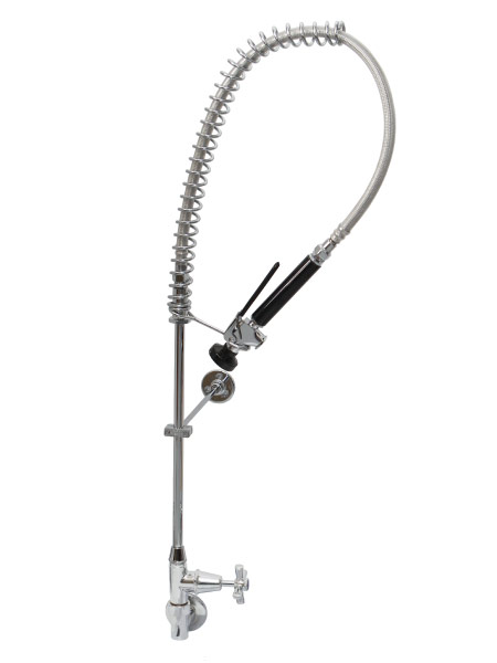 GLOBAL RINSE MATE STANDARD PRE RINSE w/- CP SINGLE WALL TAP GLOBAL RINSE MATE STANDARD PRE RINSE w/- CP SINGLE WALL TAP