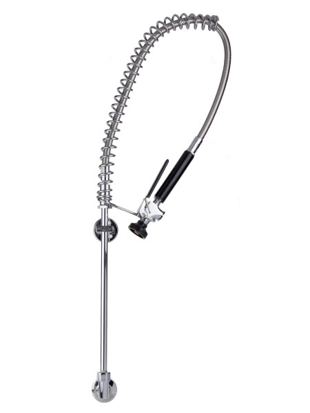 GLOBAL RINSE MATE STANDARD PRE RINSE w/- CP WALL OUTLET ONLY GLOBAL RINSE MATE STANDARD PRE RINSE w/- CP WALL OUTLET ONLY